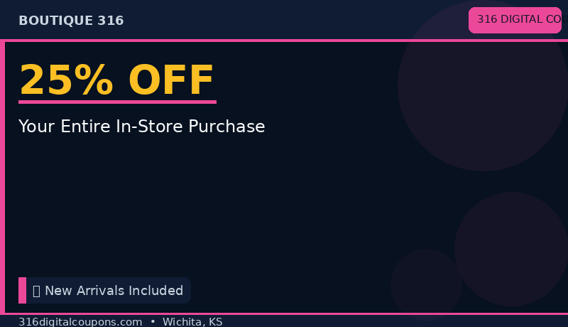 25% Off Your Entire Purchase